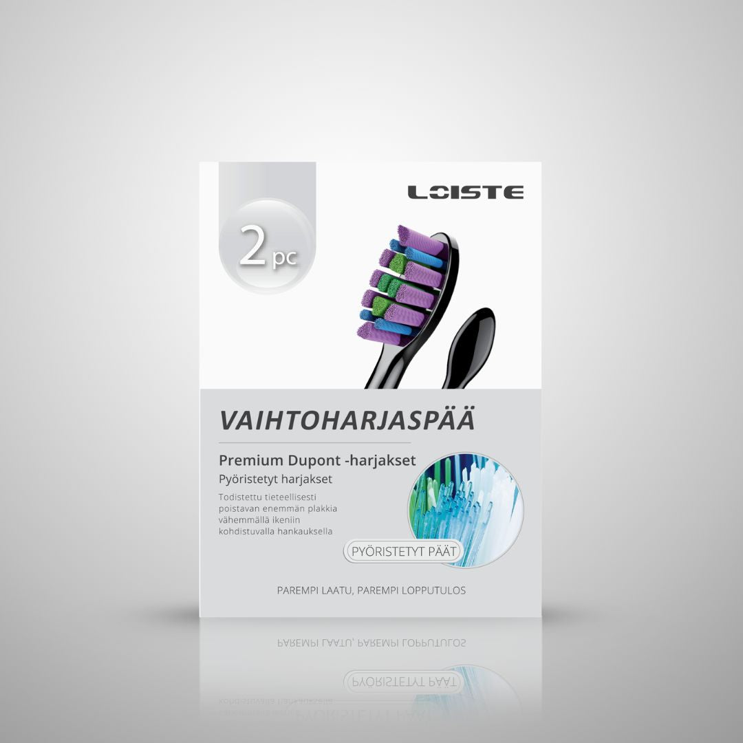 Loiste vaihtoharjaspäät (2 kpl)